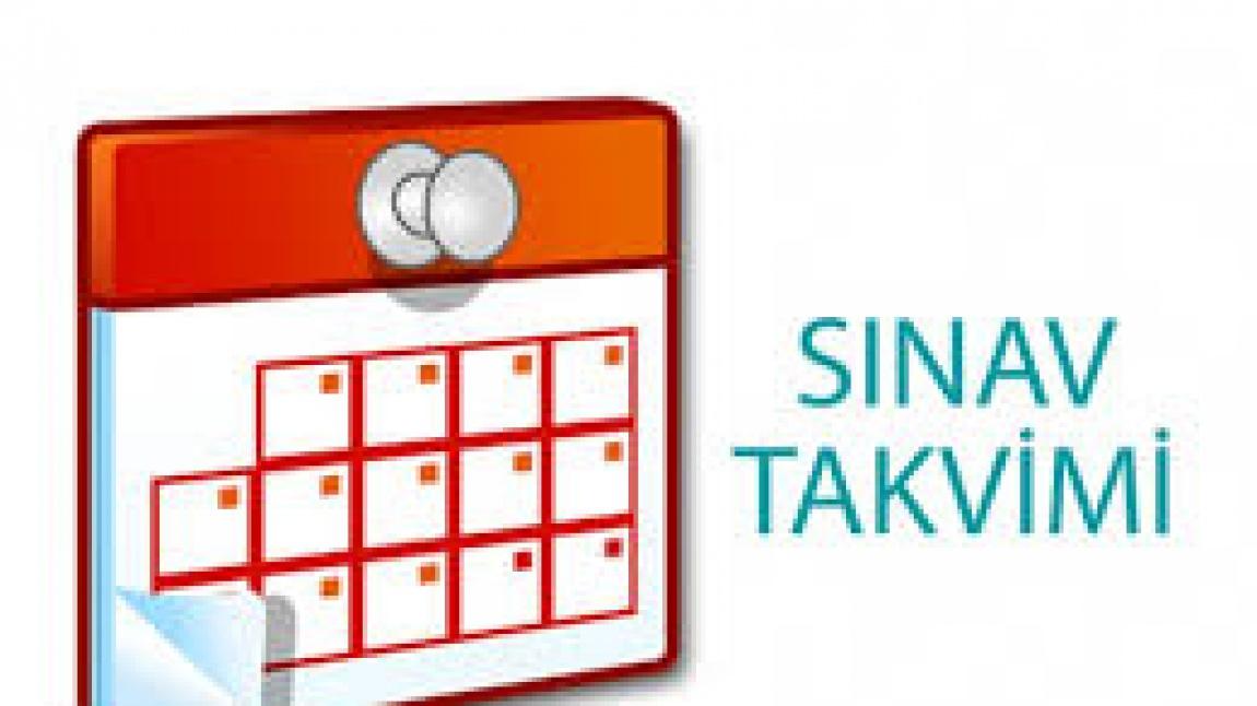 2025-2026 Eğitim Öğretim Yılı Sınav Takvimi